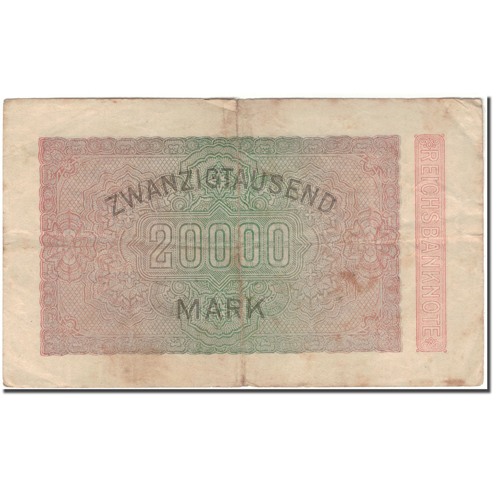 Banknot, Niemcy, 20,000 Mark, 1923, KM:85b, VF(20-25)