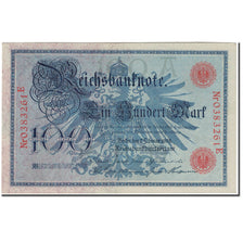 Geldschein, Deutschland, 100 Mark, 1908, KM:33a, VZ+