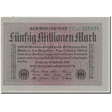 Geldschein, Deutschland, 50 Millionen Mark, 1923, KM:109a, UNZ