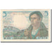 France, 5 Francs, Berger, 1943-12-23, EF(40-45), Fayette:5.5, KM:98a