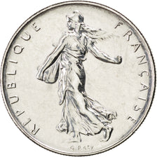 FRANCE, Semeuse, Franc, 2001, Paris, KM #925.1, MS(65-70), Nickel, 24, Gadoury..