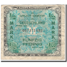 Banknot, Niemcy, 1/2 Mark, 1944, KM:191a, VF(20-25)