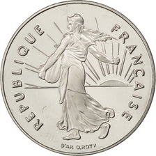 FRANCE, Semeuse, Franc, 1993, KM #925.2, MS(65-70), Nickel, 24, Gadoury #474b,..