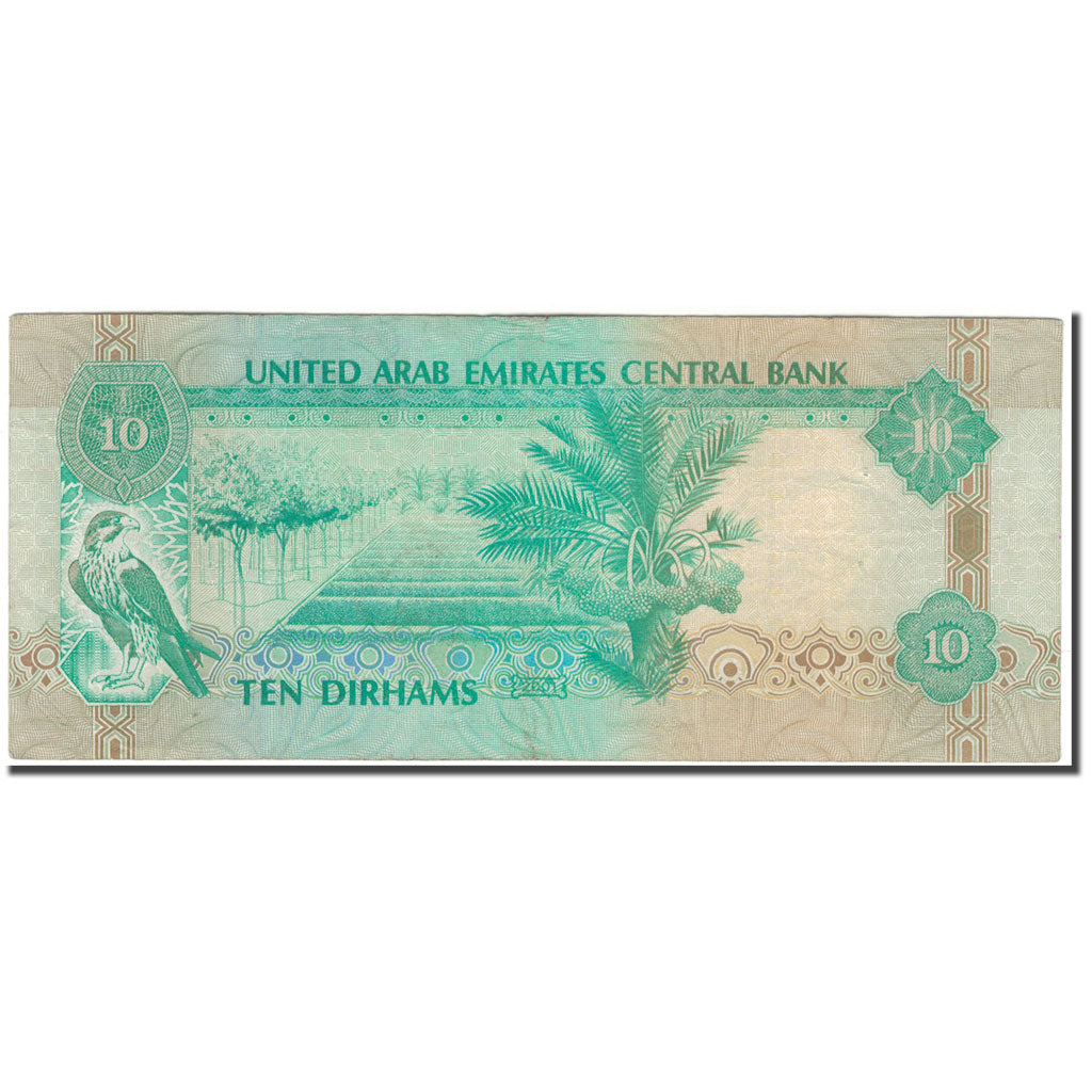 Geldschein, United Arab Emirates, 10 Dirhams, KM:20b, S