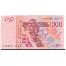 Banknote, West African States, 1000 Francs, 2003, KM:715Ka, AU(55-58)