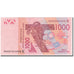 Banknote, West African States, 1000 Francs, 2003, KM:715Ka, AU(55-58)