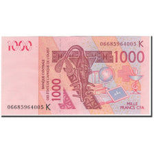 Banknote, West African States, 1000 Francs, 2003, KM:715Ka, AU(55-58)