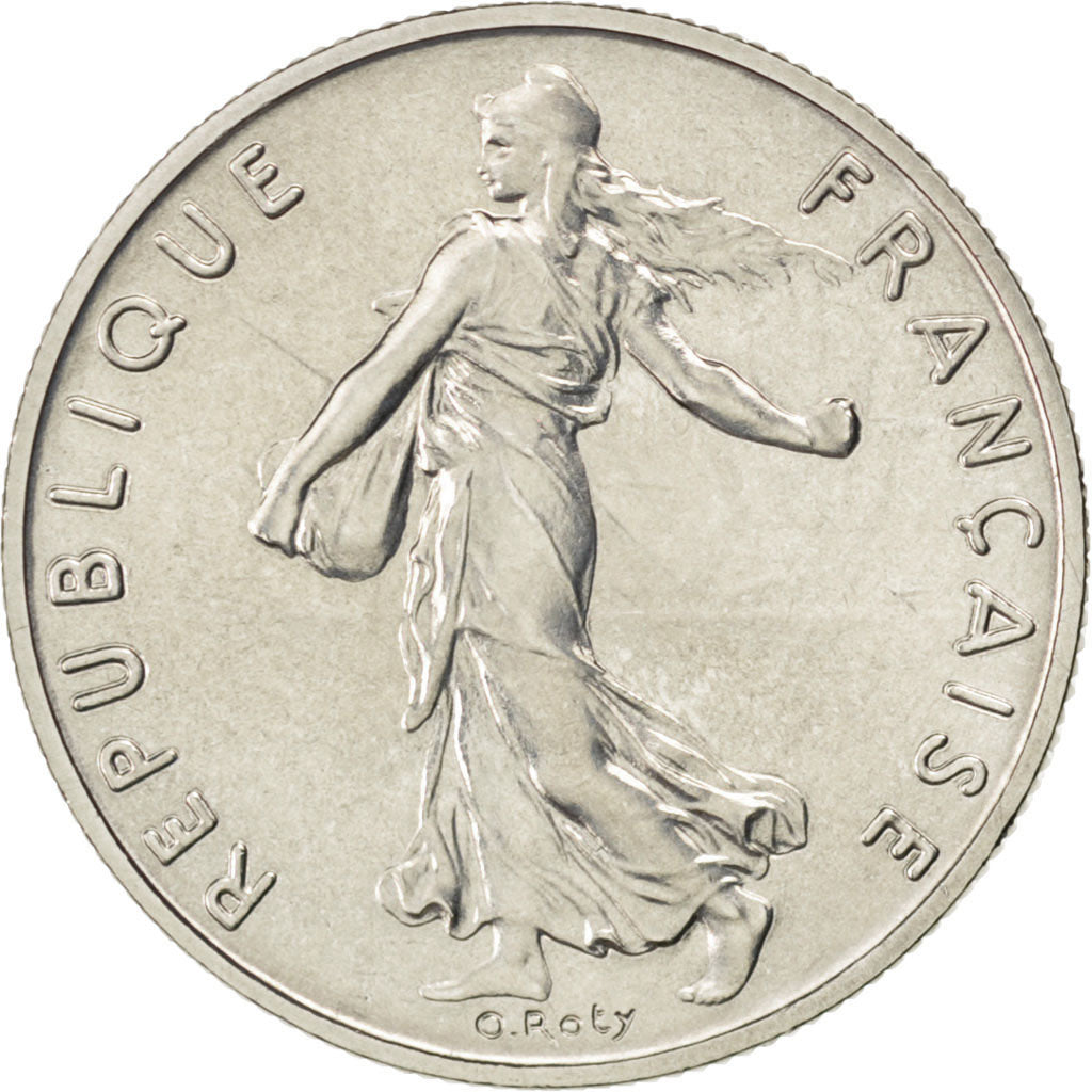 FRANCE, Semeuse, 1/2 Franc, 1978, Paris, KM #931.1, MS(65-70), Nickel, 19.5,...