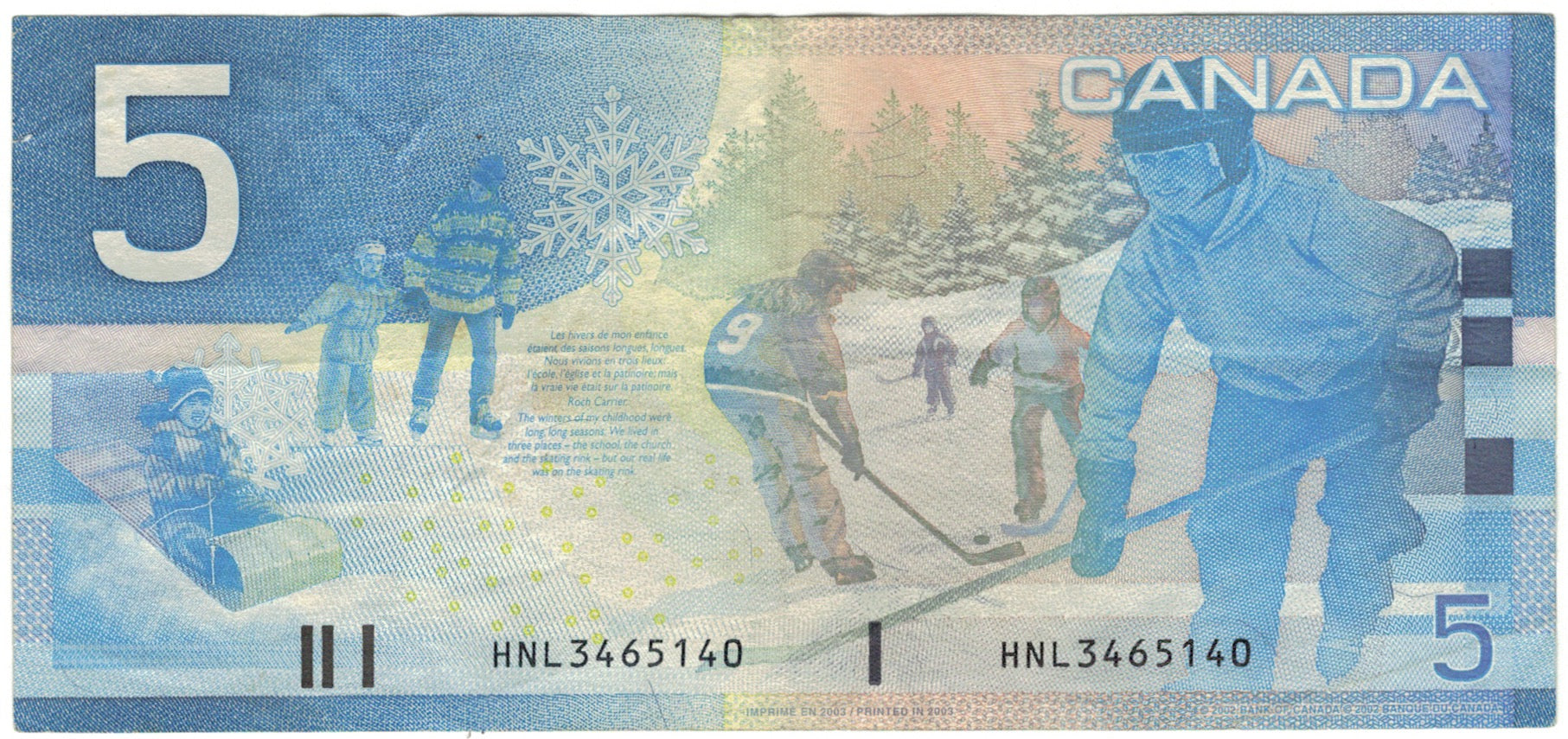 Banknote, Canada, 5 Dollars, 2002, KM:101a, EF(40-45)