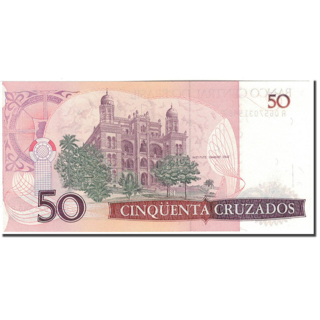 Banconote, Brasile, 50 Cruzados, KM:210a, FDS