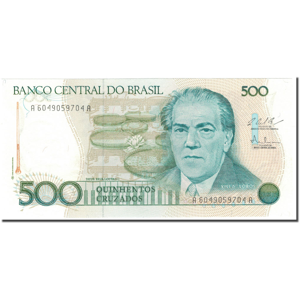 Banconote, Brasile, 500 Cruzados, KM:212c, FDS