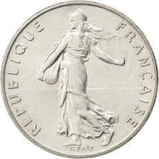 FRANCE, Semeuse, 1/2 Franc, 1984, Paris, KM #931.1, MS(65-70), Nickel, 19.5,...