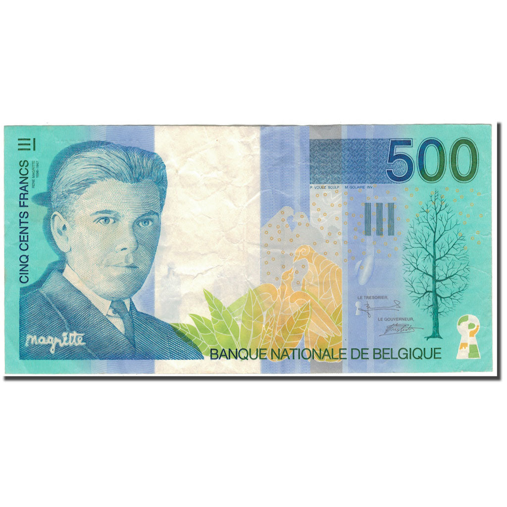 Banknote, Belgium, 500 Francs, KM:149, EF(40-45)