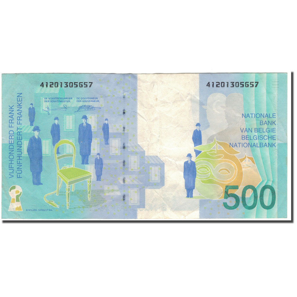 Banknote, Belgium, 500 Francs, KM:149, EF(40-45)
