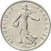 FRANCE, Semeuse, 1/2 Franc, 1990, Paris, KM #931.1, MS(63), Nickel, 19.5,...