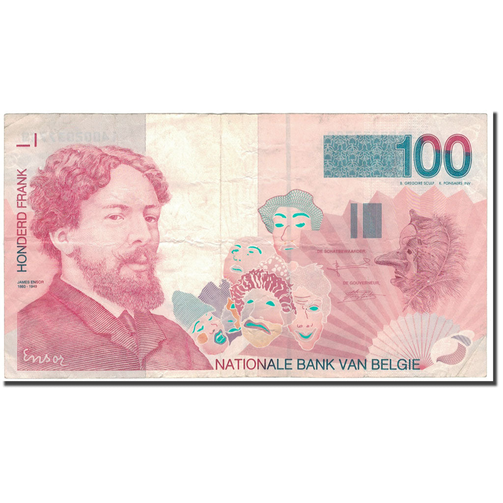 Banknote, Belgium, 100 Francs, KM:147, VF(20-25)