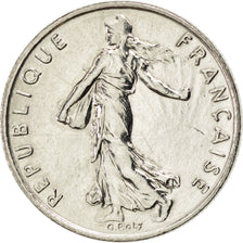 FRANCE, Semeuse, 1/2 Franc, 1991, Paris, KM #931.1, MS(65-70), Nickel, 19.5,...