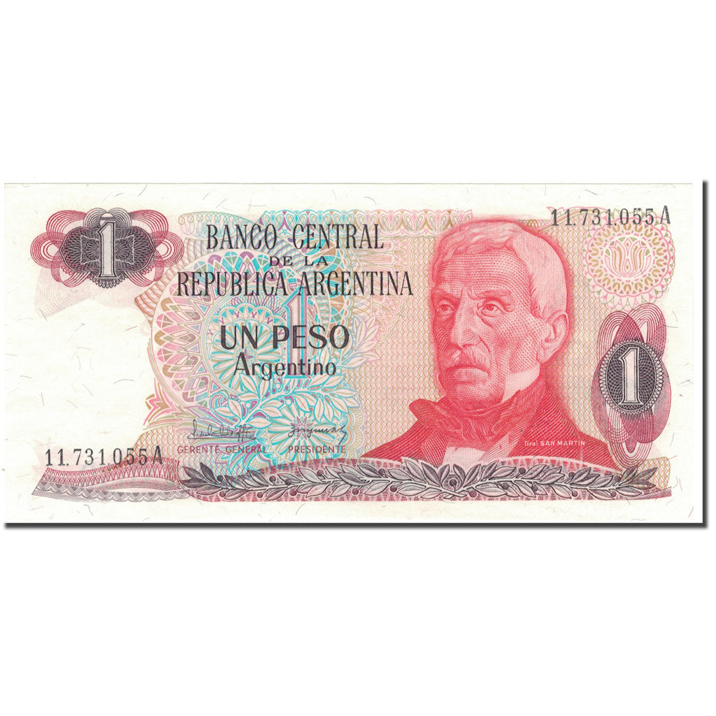 Nota, Argentina, 1 Peso Argentino, KM:311a, UNC(65-70)