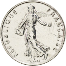 FRANCE, Semeuse, 1/2 Franc, 1991, Paris, KM #931.1, MS(65-70), Nickel, 19.5,...