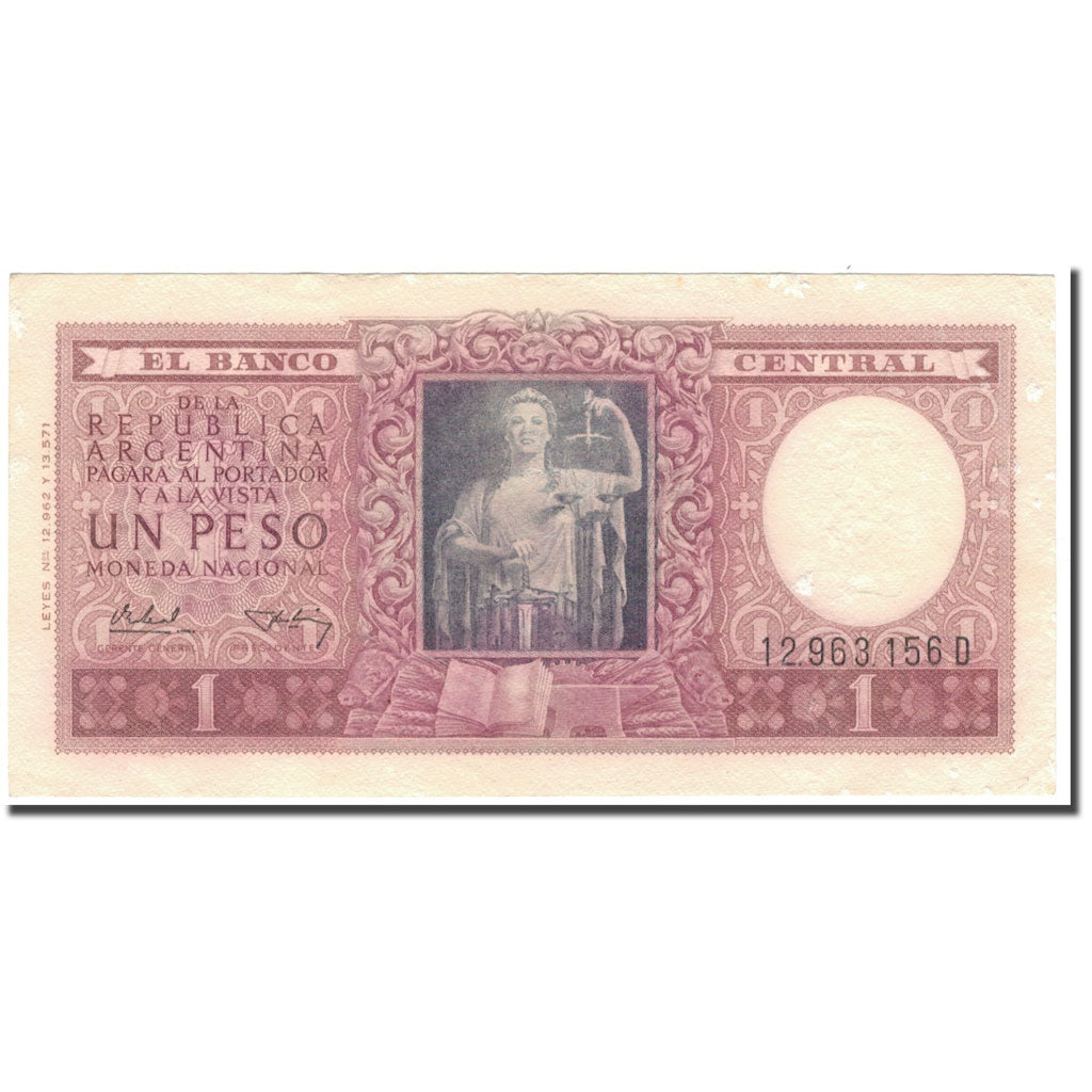 Geldschein, Argentinien, 1 Peso, KM:263a, S