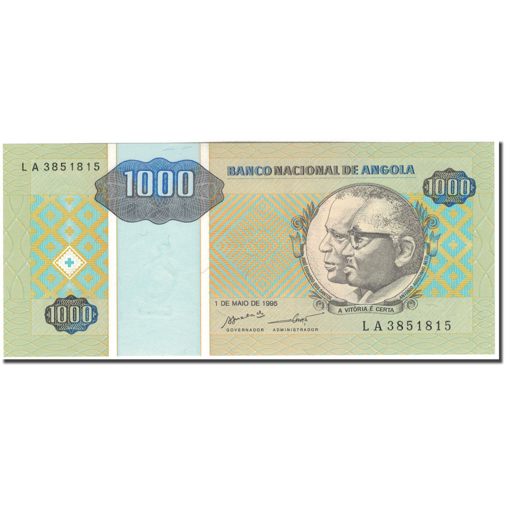Banknote, Angola, 1000 Kwanzas Reajustados, 1995-05-01, KM:135, UNC(65-70)