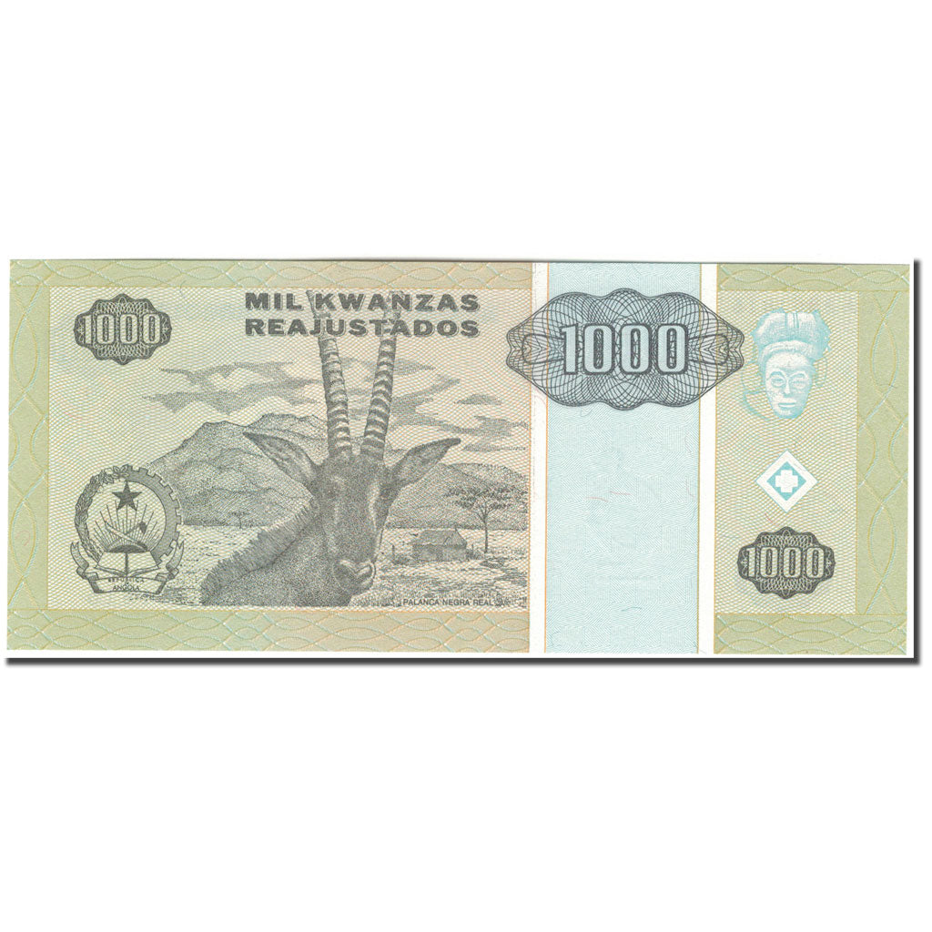 Banknote, Angola, 1000 Kwanzas Reajustados, 1995-05-01, KM:135, UNC(65-70)