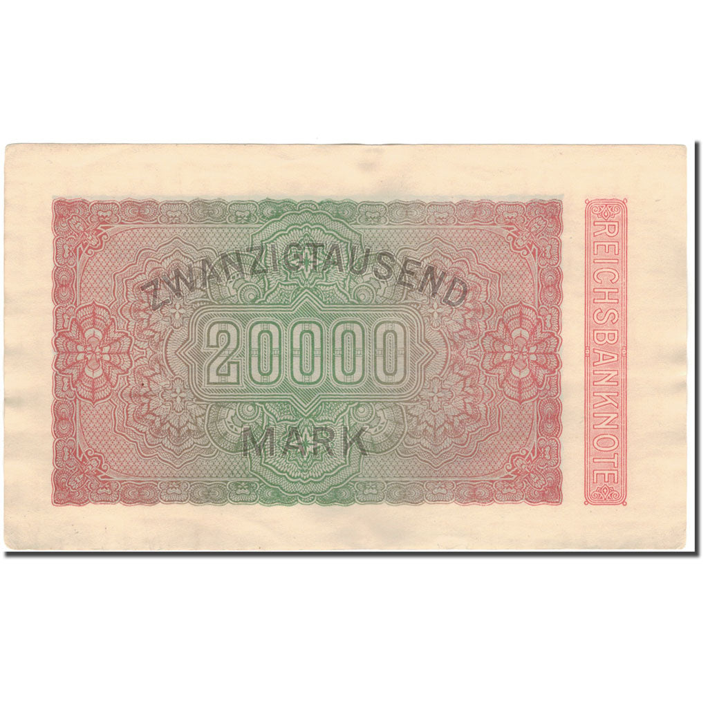 Banknot, Niemcy, 20,000 Mark, 1923, KM:85e, AU(55-58)