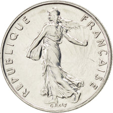 FRANCE, Semeuse, 1/2 Franc, 1993, Paris, KM #931.1, MS(65-70), Nickel, 19.5,...