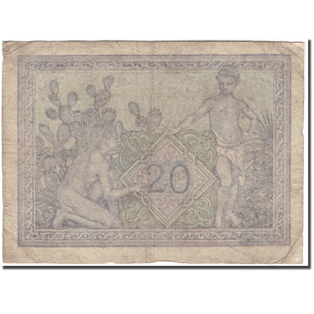 Banknote, Algeria, 20 Francs, 1942-12-08, KM:92a, VG(8-10)