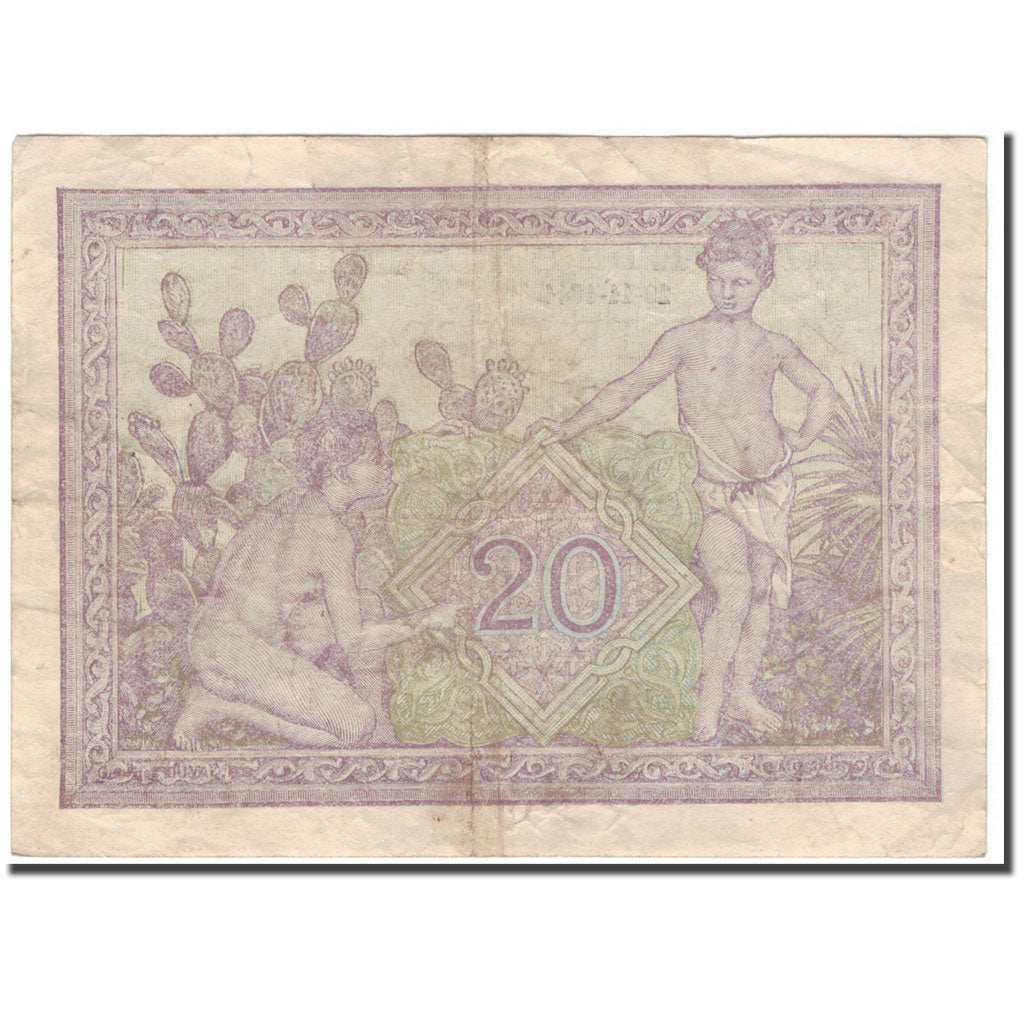 Banknote, Algeria, 20 Francs, 1944-11-29, KM:92b, VF(30-35)