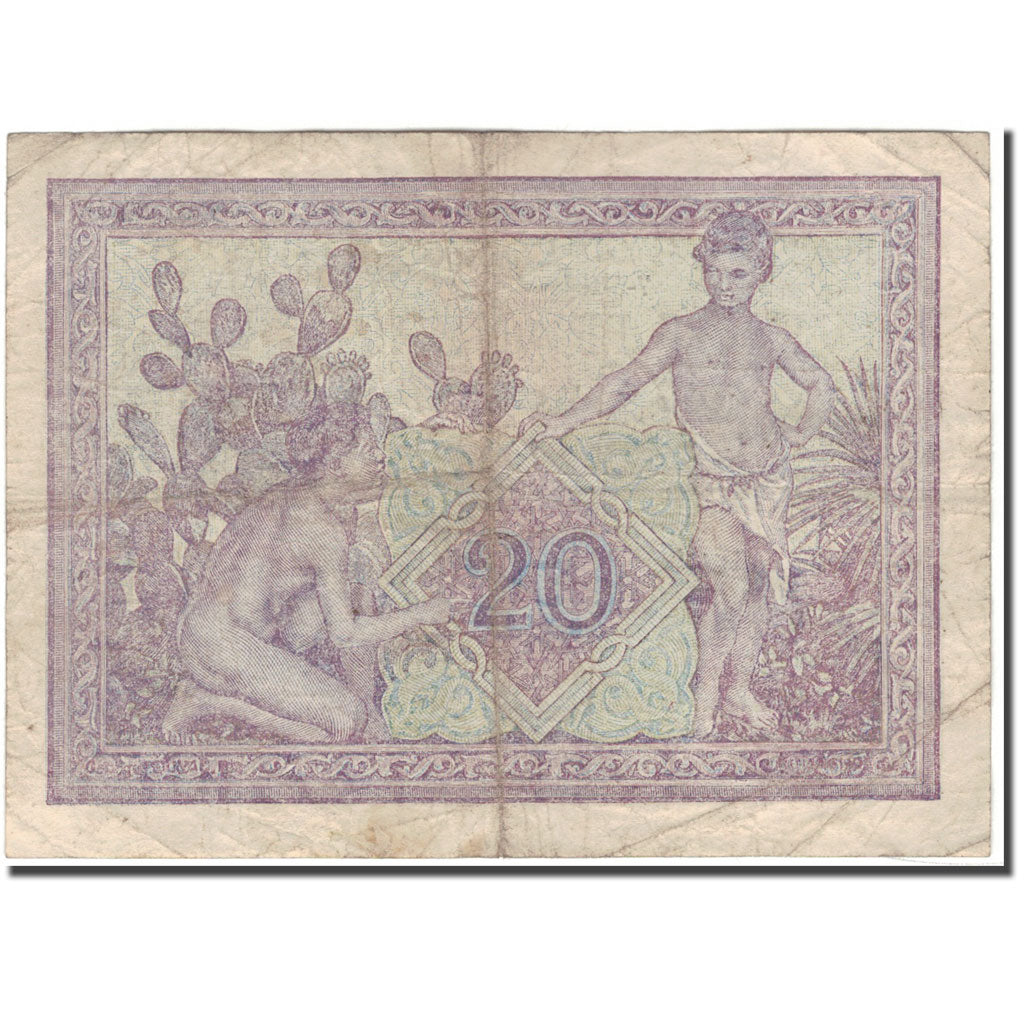 Banknote, Algeria, 20 Francs, 1945-05-07, KM:92b, VF(20-25)