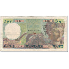 Banknote, Algeria, 5 Nouveaux Francs, 1959-12-18, KM:118a, VF(30-35)