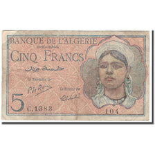 Banknote, Algeria, 5 Francs, 1944-10-02, KM:94b, VF(30-35)