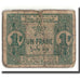 Billet, Maroc, 1 Franc, KM:42, B