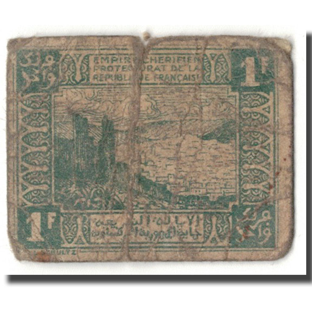 Billet, Maroc, 1 Franc, KM:42, B