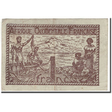 Banknote, French West Africa, 1 Franc, KM:34a, VF(30-35)
