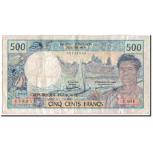 Banknote, Tahiti, 500 Francs, KM:25d, VF(20-25)