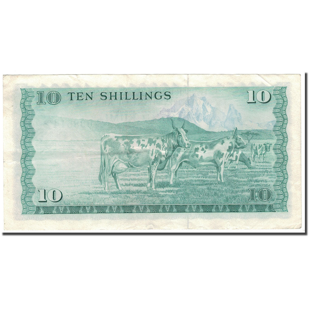 Banknote, Kenya, 10 Shillings, 1975-01-01, KM:12a, EF(40-45)