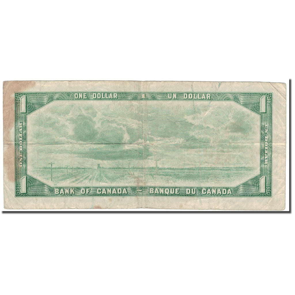 Banconote, Canada, 1 Dollar, 1954, KM:75c, MB