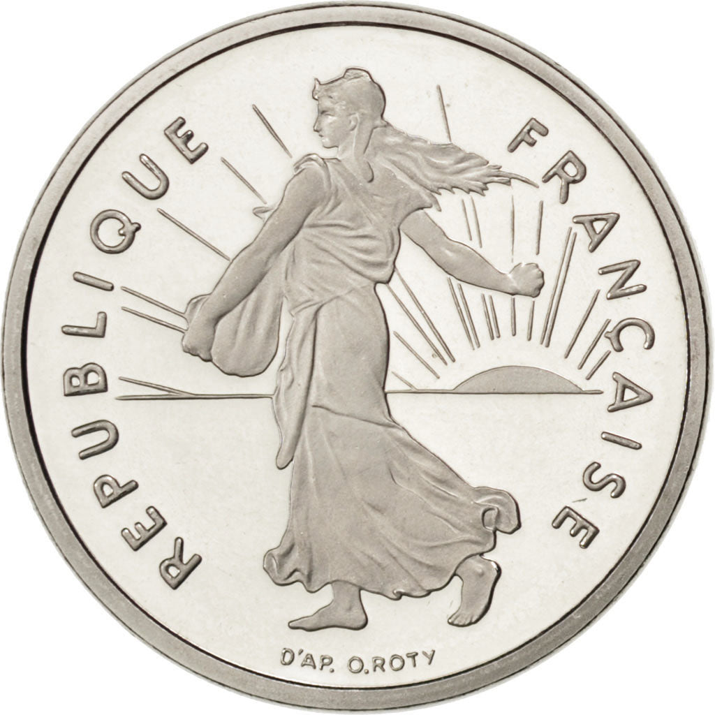 FRANCE, Semeuse, 1/2 Franc, 1994, KM #931.2, MS(65-70), Nickel, 19.5, Gadoury...