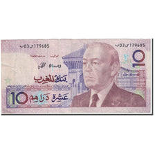 Geldschein, Marokko, 10 Dirhams, KM:63a, SS