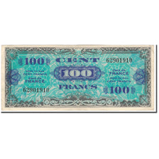 France, 100 Francs, Flag/France, 1944, VF(20-25), Fayette:VF20.01, KM:118a