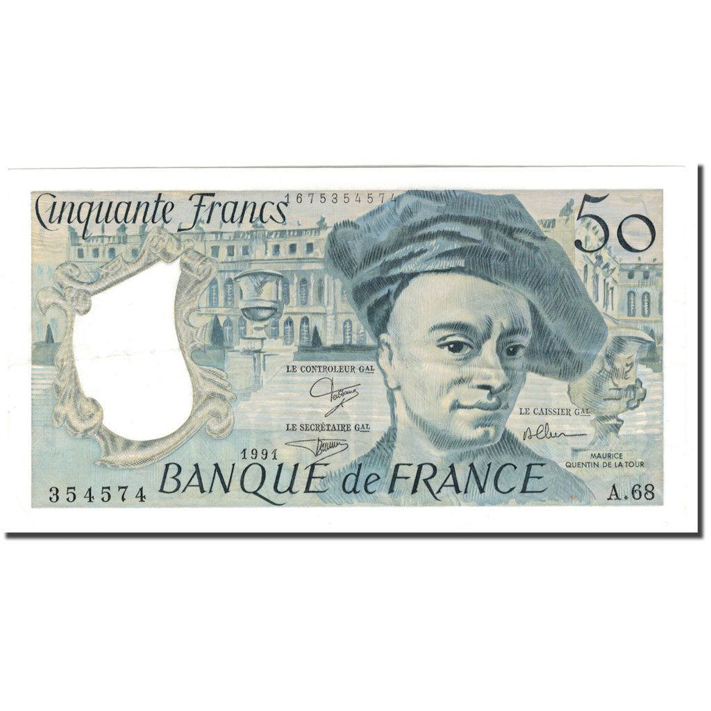 France, 50 Francs, Racine, 1991, UNC(63), Fayette:67.17, KM:152e