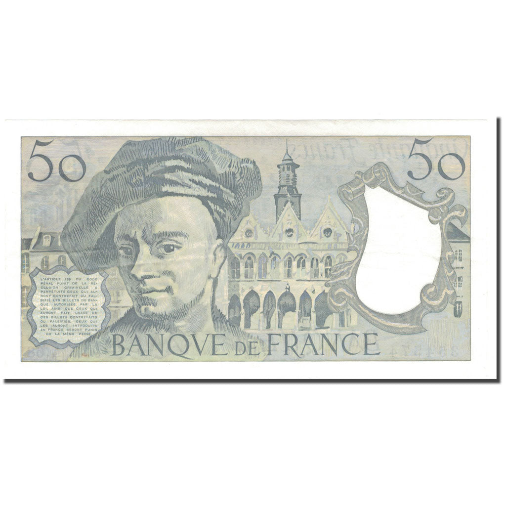 France, 50 Francs, Racine, 1991, UNC(63), Fayette:67.17, KM:152e
