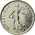 Munten, Frankrijk, Semeuse, 5 Francs, 1977, FDC, Nickel Clad Copper-Nickel