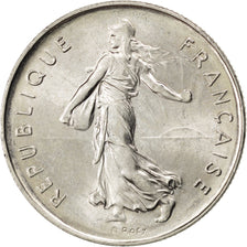 FRANCE, Semeuse, 5 Francs, 1989, Paris, KM #926a.1, MS(65-70), Nickel Clad...