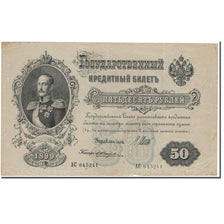 Billet, Russie, 50 Rubles, 1899, KM:8d, TTB