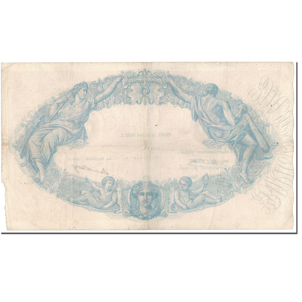 Francia, 500 Francs, Bleu et Rose, 1932-06-9, BC, Fayette:30.35, KM:66l