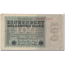 Banknote, Germany, 100 Millionen Mark, 1923, KM:107a, VF(30-35)