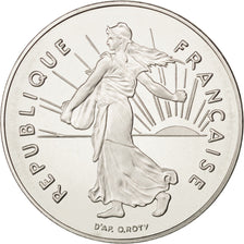 FRANCE, Semeuse, 5 Francs, 1992, Paris, KM #926a.2, MS(65-70), Nickel Clad...
